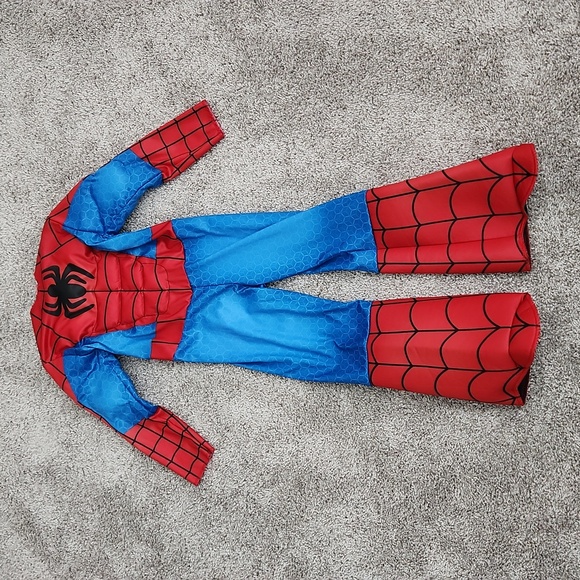 Spidey Marvel Cstume with Padding Toddler 4T - Picture 1 of 6